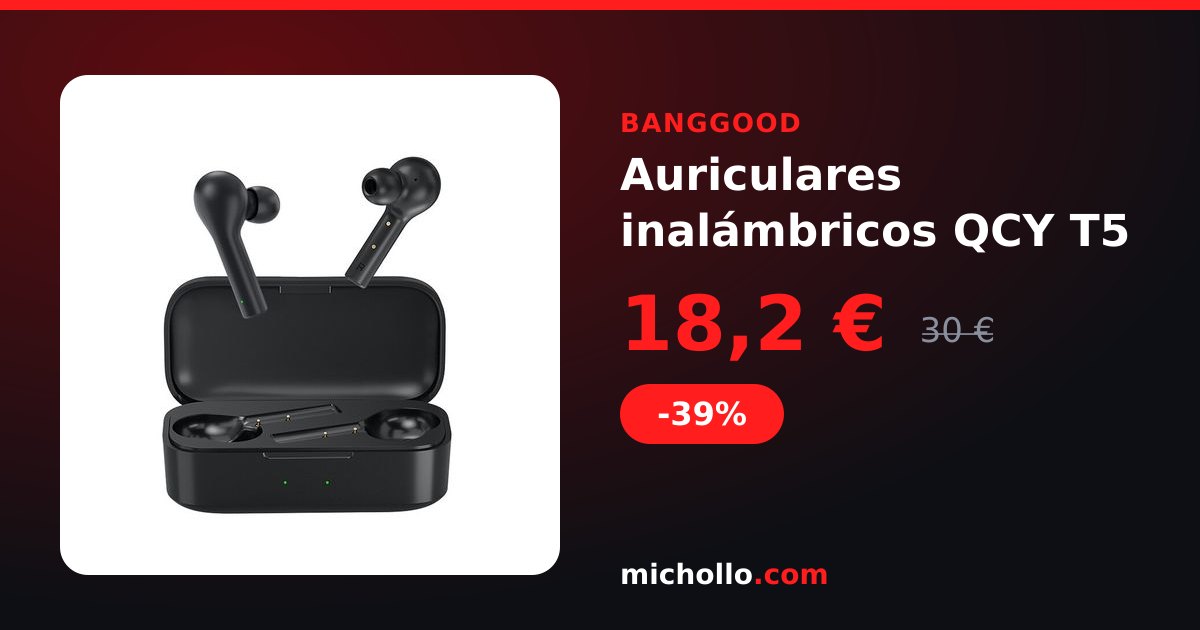 Auriculares inalámbricos QCY T5