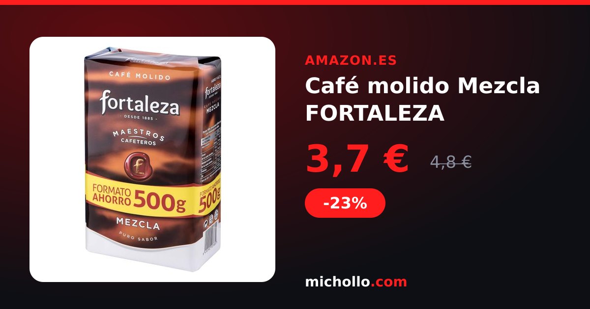 Café molido Mezcla FORTALEZA