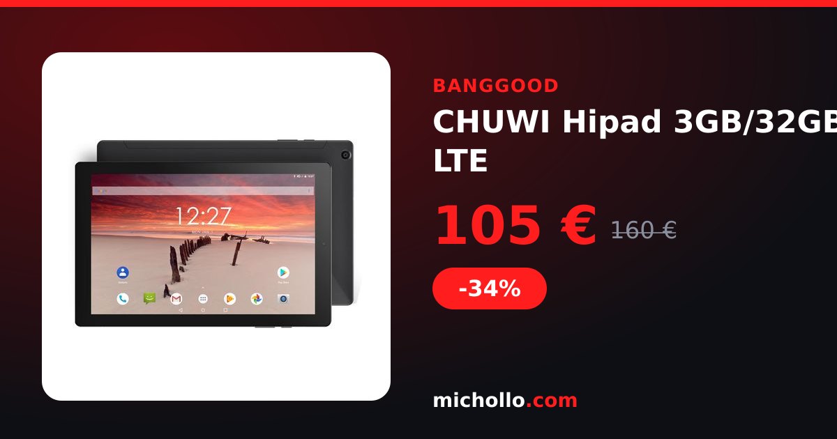 CHUWI Hipad 3GB/32GB LTE