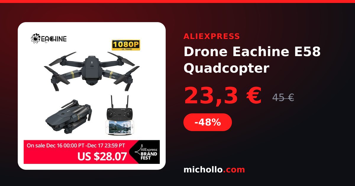 Drone Eachine E58 Quadcopter