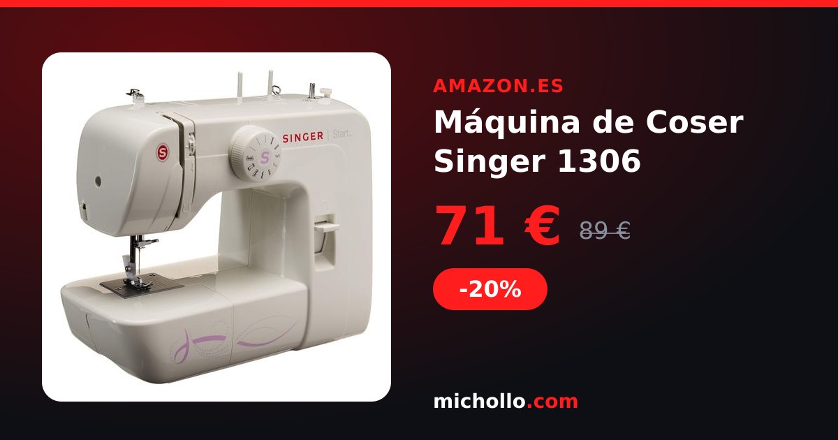 Máquina de Coser Singer 1306