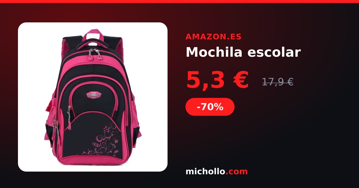 Mochila escolar