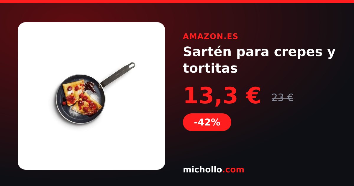 Sartén para crepes y tortitas